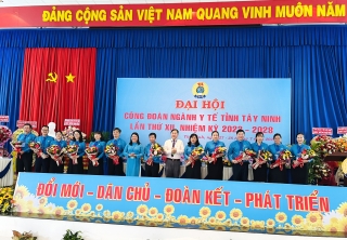 Đại hội Công đoàn ngành Y tế Tây Ninh lần thứ XII, nhiệm kỳ 2023 - 2028