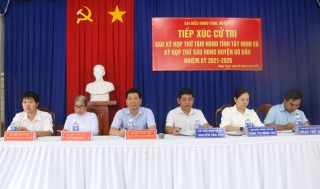 Phó Bí thư Tỉnh uỷ Nguyễn Mạnh Hùng: Tiếp xúc cử tri xã Phước Trạch, huyện Gò Dầu