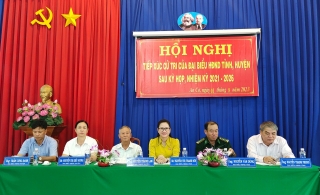 Phó Chủ tịch HĐND tỉnh Nguyễn Thanh Phong: Tiếp xúc cử tri xã An Cơ và Hảo Đước