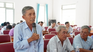 Đại biểu HĐND tỉnh và Thành phố tiếp xúc cử tri xã Bình Minh