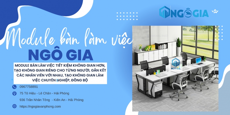 Kiến tạo môi trường văn phòng đầy hứng khởi cho nhân viên văn phòng với sự đồng hành của Nội Thất Văn Phòng Hải Phòng Ngô Gia