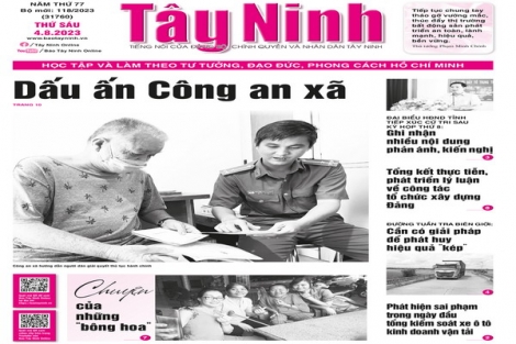 Điểm báo in Tây Ninh ngày 04.08.2023