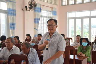 Đại biểu HĐND tỉnh, huyện tiếp xúc cử tri xã Tân Hoà