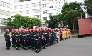 Thực tập phương án chữa cháy tại Công ty TNHH may mặc First Team Việt Nam