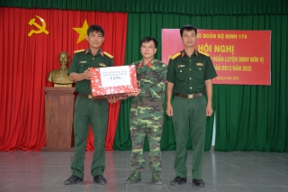 Ban CHQS huyện Châu Thành: Thăm, tặng quà quân nhân dự bị