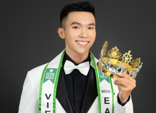 Chàng ca sĩ quê Tây Ninh trở thành Mister Earth Vietnam 2023 tham dự đấu trường quốc tế