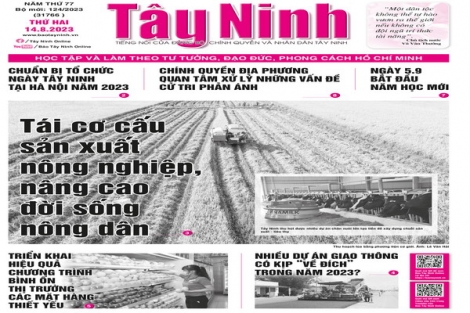 Điểm báo in Tây Ninh ngày 14.08.2023