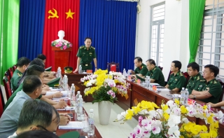 Khảo sát địa điểm tổ chức chương trình “Xuân biên phòng - Ấm lòng dân bản” năm 2024 tại Tây Ninh