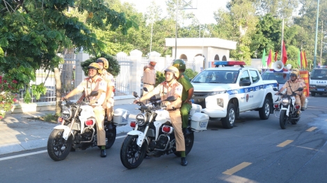 Gò Dầu: Ra quân thực hiện cao điểm bảo đảm an toàn giao thông