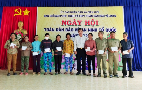 Châu Thành: Tổ chức Ngày hội toàn dân bảo vệ an ninh Tổ quốc năm 2023 tại xã Biên Giới