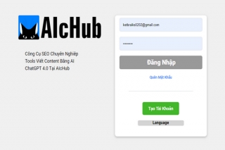 AIcHub công cụ viết Content tự động sử dụng trí tuệ nhân tạo AI