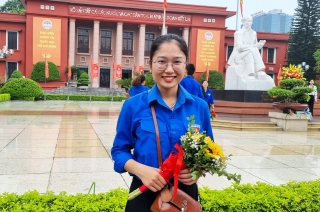 Huỳnh Thanh Nga, sinh viên Trường CĐSP Tây Ninh đạt giải 3 Hội thi "Ánh sáng soi đường" lần thứ V, năm 2023