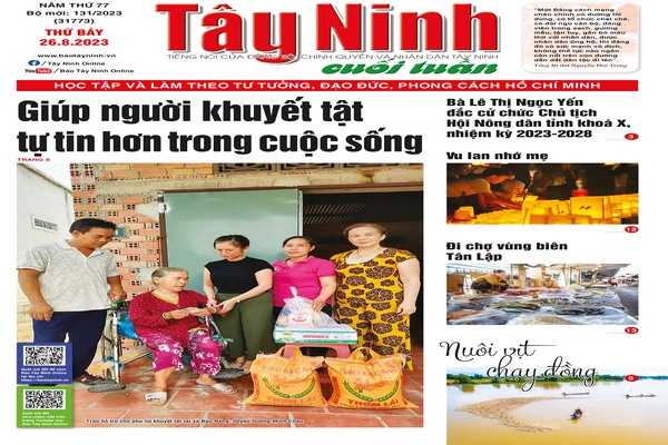 Điểm báo in Tây Ninh ngày 26.8.2023