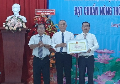 Xã Long Giang (Bến Cầu): Được công nhận đạt chuẩn nông thôn mới