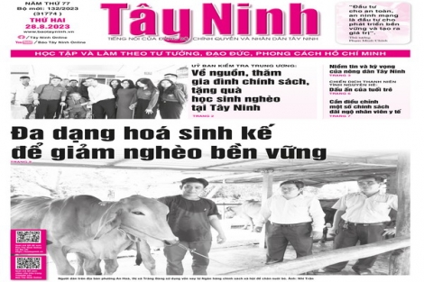 Điểm báo in Tây Ninh ngày 28.8.2023