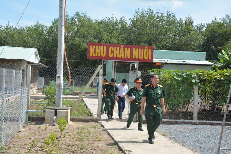 Bộ Chỉ huy Quân sự tỉnh: Tổng kết rút kinh nghiệm mô hình điểm chốt chiến đấu Dân quân thường trực biên giới năm 2023