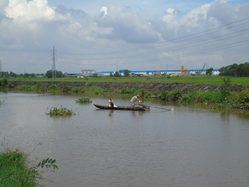 Một miền quê ven rạch Trảng Bàng