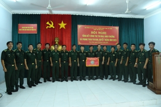 Cụm thi đua số 2 BĐBP Tây Ninh: Đề nghị tặng danh hiệu Đơn vị quyết thắng cho Đồn Biên phòng Vàm Trảng Trâu