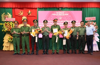 Công an tỉnh Tây Ninh sắp xếp tinh gọn bộ máy