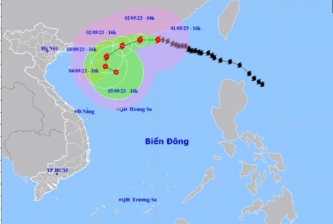 Thời tiết ngày 2-9: Bão số 3 giật cấp 17, sóng mạnh, gió lớn