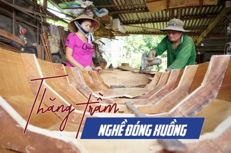 Thăng trầm nghề đóng xuồng