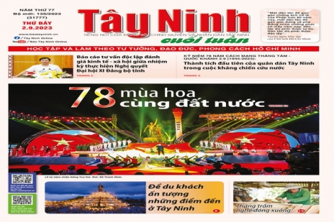 Điểm báo in Tây Ninh ngày 02.9.2023