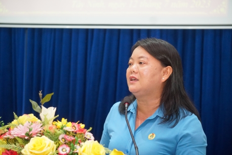 Bà Phan Thị Hồng Đào kiêm giữ chức Chủ tịch Công đoàn Viên chức tỉnh
