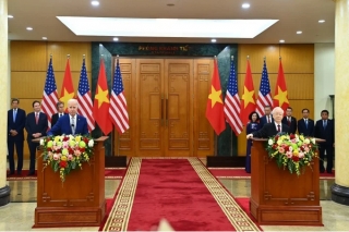 Toàn văn phát biểu của Tổng Bí thư Nguyễn Phú Trọng sau Hội đàm Tổng thống Mỹ