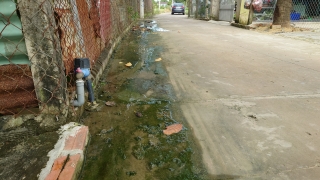 Phường 1, TP. Tây Ninh: Người dân bức xúc vì một hộ xả nước thải sinh hoạt gây ô nhiễm môi trường