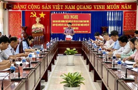 Tân Biên: 9 tháng năm 2023 kết nạp đảng viên đạt 92,94% kế hoạch năm