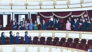 Hoàng Thái tử Akishino thưởng thức vở opera tái hiện mối lương duyên Việt-Nhật