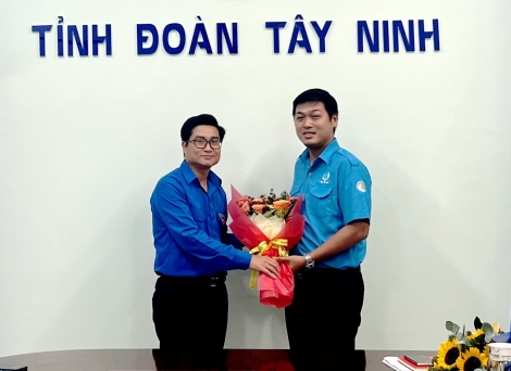 Anh Trần Đăng Tiến giữ chức Chủ tịch Hội LHTN Việt Nam tỉnh Tây Ninh