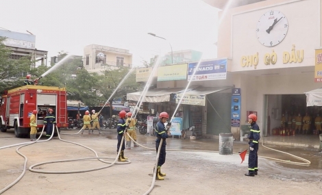 Gò Dầu: Tăng cường công tác phòng cháy chữa cháy và cứu nạn cứu hộ