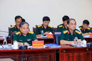 Ban CHQS huyện Bến Cầu được đề nghị Bộ Quốc phòng tặng cờ thi đua năm 2023