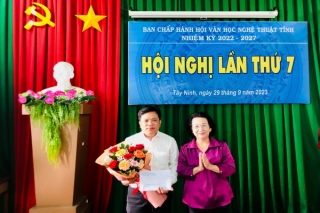 Nhà báo Nguyễn Thái Hoà được bổ nhiệm làm Tổng Biên tập Tạp chí Văn nghệ Tây Ninh