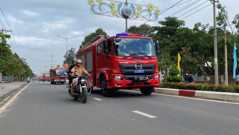 Các địa phương mít tinh hưởng ứng ngày toàn dân PCCC