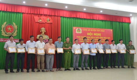 Tân Châu: 34 đơn vị được công nhận điển hình tiên tiến trong phong trào Toàn dân phòng cháy chữa cháy