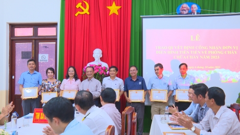 Hoà Thành: Công nhận 47 đơn vị điển hình tiên tiến trong phong trào Toàn dân PCCC