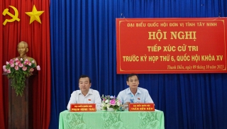 Cử tri huyện Châu Thành kiến nghị xử lý dứt điểm đối với hơn 20ha đất quy hoạch trước trụ sở UBND xã Thanh Điền