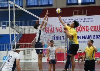 Khởi tranh Giải vô địch bóng chuyền tỉnh Tây Ninh năm 2023