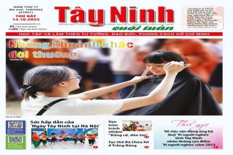 Điểm báo in Tây Ninh ngày 14.10.2023