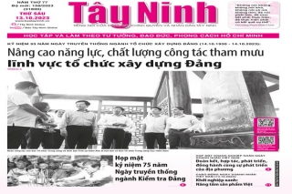 Điểm báo in Tây Ninh ngày 13.10.2023