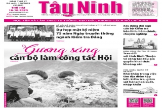 Điểm báo in Tây Ninh ngày 16.10.2023