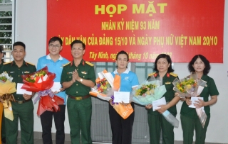 Bộ CHQS tỉnh: Họp mặt kỷ niệm ngày thành lập Hội Liên hiệp Phụ nữ Việt Nam