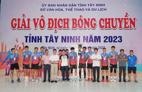 Kết thúc Giải vô địch bóng chuyền tỉnh Tây Ninh