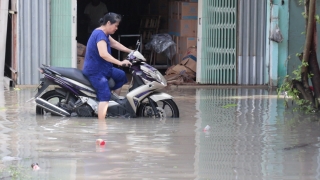 Thành phố Tây Ninh ngập nặng sau mưa