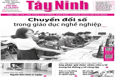 Điểm báo in Tây Ninh ngày 27.10.2023
