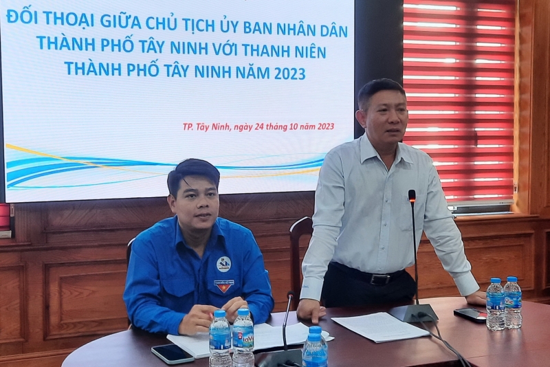 Chủ tịch UBND Thành phố đối thoại với thanh niên năm 2023