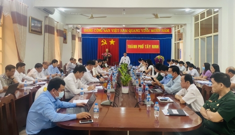 Đẩy nhanh tiến độ thực hiện Đề án “Xây dựng thành phố Tây Ninh trở thành đô thị thông minh giai đoạn 2021 - 2025, định hướng đến năm 2030”