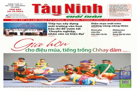 Điểm báo in Tây Ninh ngày 28.10.2023